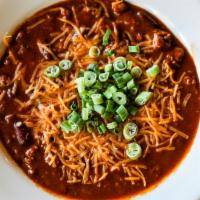 Chili · A slow-cooked favorite with beef and beans.