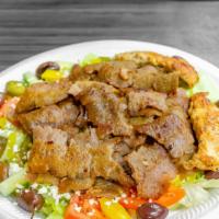 Mix Salad · Gyro and grilled chicken served with your choice of fresh lettuce, tomatoes, onions, cucumbe...
