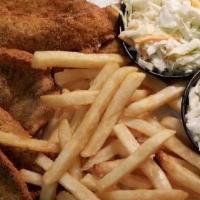 Fish Platter For 2;  Fish W/ 4 Hushpuppies · 4 pieces of our hand-fileted, hand breaded Cod, with 4 of our house made hush puppies, plus ...