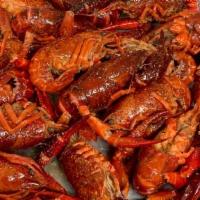 Steamed Crawfish · Full order of Crawfish sauteed and served with drawn butter or your choice of sauce.