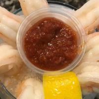 Shrimp Cocktail · Peeled and deveined, large or jumbo shrimp (depends on the harvest), shrimp, served with our...