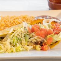 2 Items · Choose any of Taco · Burrito · Enchilada · Chile Relleno · Tostada · Tamal... NO SUBSTITUTES