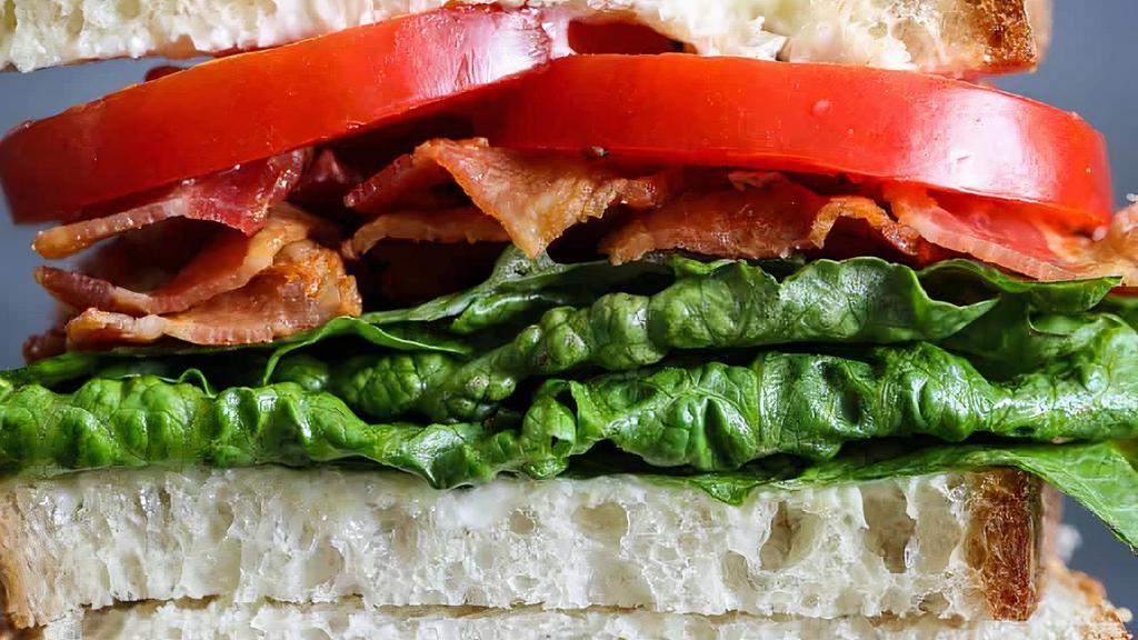 Blt · Bacon, lettuce, tomato and mayo.