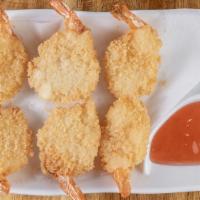 Fried Shrimp / 炸虾 · 6 pieces.