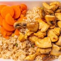 Kids Hibachi / Teriyaki Chicken · This is a kids entree.
Choice of Teriyaki or Hibachi 
Teriyaki is Sweet and Hibachi is Salty...