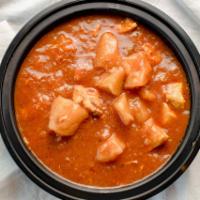 Bhindaloo (With Potato) · Spicy. Spicy curry sauce.