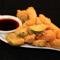 Tempura Platter · Shrimp and vegetables fried in tempura batter