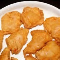 Chicken Pakora (5 Pieces) · Chunks of boneless chicken marinated in spicy sauce then fried.