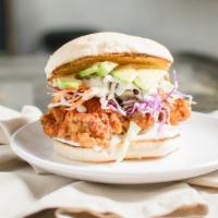 Sc Chicken Sandwich · Nashville Hot Chicken (various heat levels available) sesame slaw, avocado, aioli on our hou...
