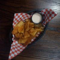 Fresh Potato Chips & Dipping Suace · A full order of our fresh made seasoned potato chips and spicy ranch dipping sauce