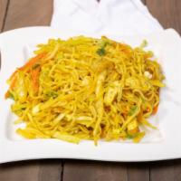 Singapore Noodles · Curry vermicelli rice noodle, tofu, onion, cabbage, carrot, celery, bean sprout