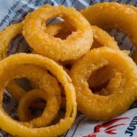 Onion Rings (10) · 10 pieces. fried battered onion.