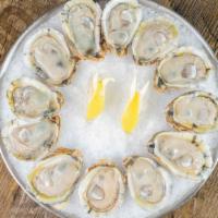 Blue Point Oysters · 6 pieces.
