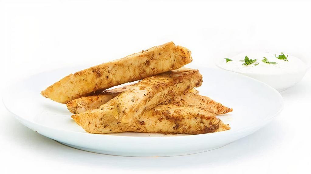 Side Of Grilled Chicken Breast · 5oz of seasoned Grilled Chicken, served with Taziki.