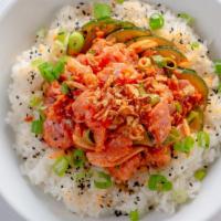 Small Poke Bowl · 1 serving of base, 2 choices of protein mixed with your choices of mix-ins and sauces