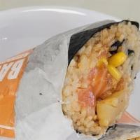Seaweed Wrap · Build your own sushi burrito with a seaweed wrap. Your choice of 1 protein, 3 veggies, 2 sau...