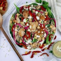 Protein Packed Chicken Shawarma Salad · The name says it all. This salad is PACKED with protein and rich flavors to help those reach...