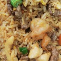 Fried Rice · Veg, chicken, beef, shrimp or combo (chicken, beef & shrimp)