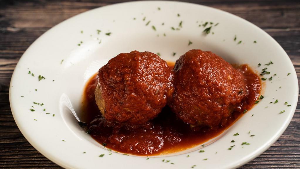 Meatball · Meatballs, marinara and mozzarella.