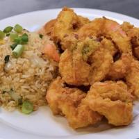 Shrimp Plate · 8pc Louisiana Shrimp served with our Signature Shrimp Fried Rice.
