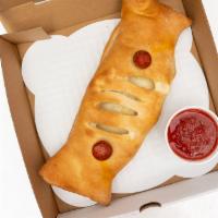 Roni Lover’S Stromboli · fresh-baked pizza dough rolled with hand-cut and bold pepperoni cups.