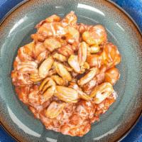 Apple Fritter With Pecans · 