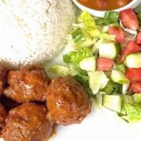 Albondigas - Meatballs · Not your Italian moms meatball. This is a savory meatball dish a Latin flair. Buen Probecho