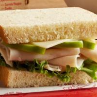 Granny Apple Turkey | Honey Wheat (Classic) · Tangy sliced green apples, havarti cheese, lettuce, and our famous apple cider vinaigrette d...