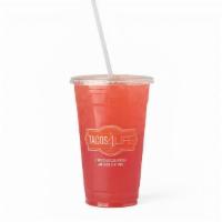Watermelon Strawberry Punch- 32 Oz · A refreshing blend of watermelon puree, strawberry puree, orange juice and fresh-squeezed le...