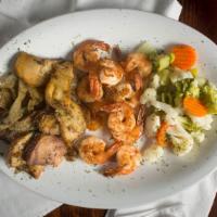 Combination Platter · Any two seafood items served with any two sides