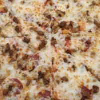 Meat Lovers Pizza · Beef Pepperoni, Beef Sausage, Beef Gyro