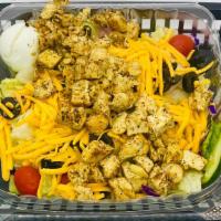 Philly Cheese Salad · Lettuce Tomato Topped with your Choice of Steak Philly of Chicken or Cajon Turky cocked with...