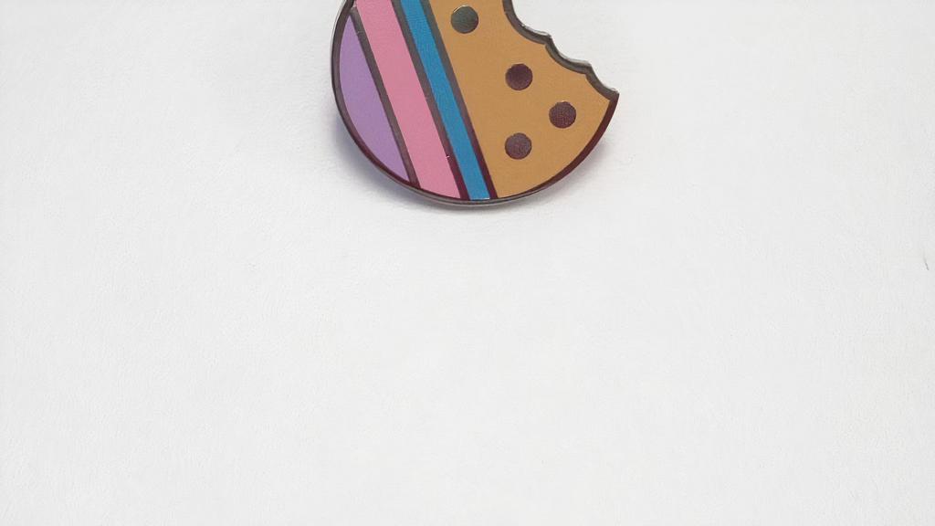 Pink Door Cookies Enamel Pin · The cotton candy cookie. Designed by Daily Disco.