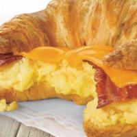 Croissant Classic · Your Choice of Meat, Egg and Cheese on a Croissant.