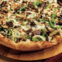 Philly Cheesesteak Pizza (14