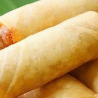 Vegetable Spring Roll (2) · With Thai chili sauce.