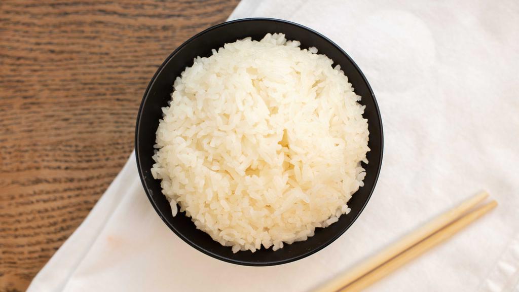 Large Jasmine Rice · Steamed White Rice