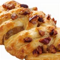 Danishes - Box Of 12 · Our Danishes are made in France, shipped frozen and baked fresh on-site.  

6 freshly baked ...