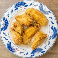 Chicken Wings (3 Pcs.) · Three pieces. Served with hot sauce.