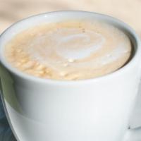 Cafe Au Lait · Our daily brew with steamed milk.