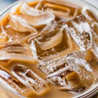 Iced Lattes · Double-shot espresso & milk.
