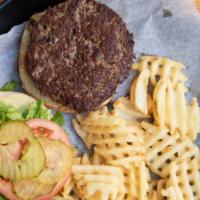 Ernst Burger · Angus beef burger, brioche bun, lettuce, tomato, pickles