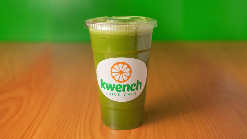 Green Machine Juice · Spinach, kale, celery, cucumber, lemon and apple.