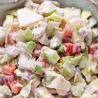 Chicken Salad · Choice of Salad, Pita Bread and Homemade Dressing