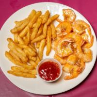 Shrimp Platter · Shrimp, french fries.