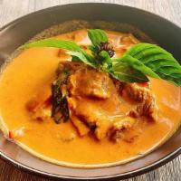 Red Curry · Red bell peppers and basil with coconut milk.