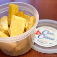 Yuca Frita · Fried cassava, crispy and delicious