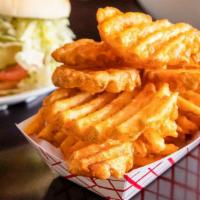 Waffle Fries · All natural waffle fries.