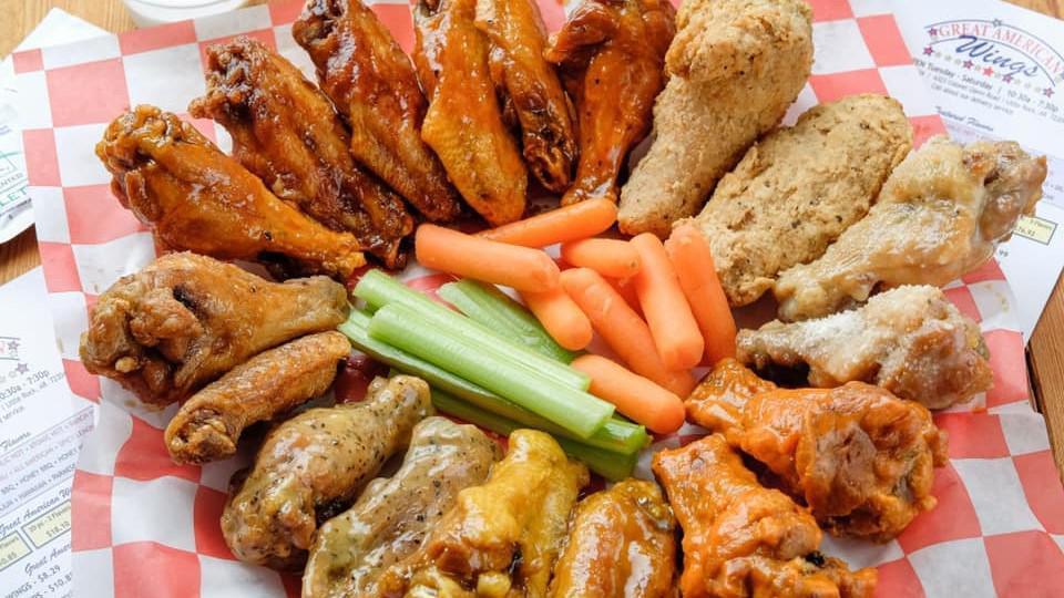 20 Piece Wings With 2 Flavors · 