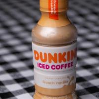Dunkin French Vanilla Iced Coffee · 